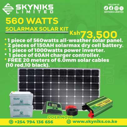 560watts Solarmax Solar kit image 3