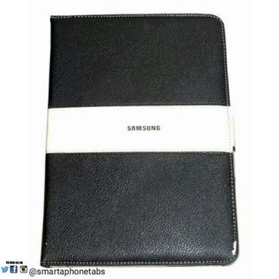 Samsung Logo Leather Book Cover Case With In-Pouch For Samsung Tab E 9.6 inches image 3