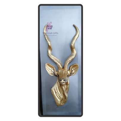 3D WALL-MOUNT ANTELOPE-ART SCULTPURE- Personalized image 1