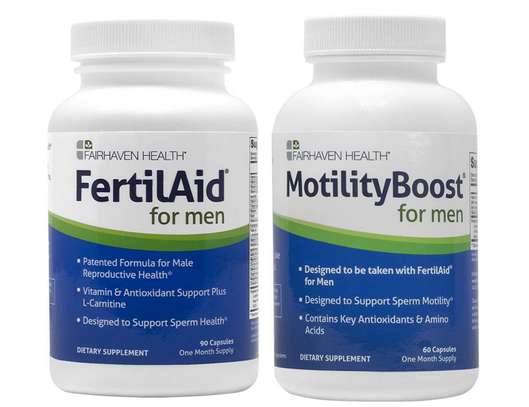 FertilAid for Men and MotilityBoost Combo image 1