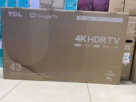 TCL 43" Smart Android 4k UHD Frameless Bluetooth. image 1