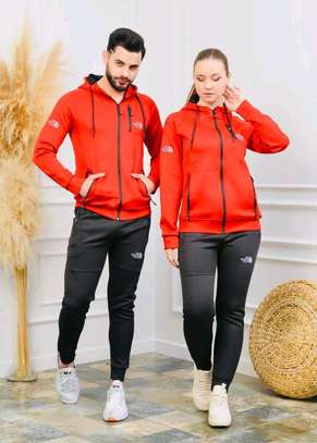 QUALITY  BLACK N RED TRACKSUITS image 1