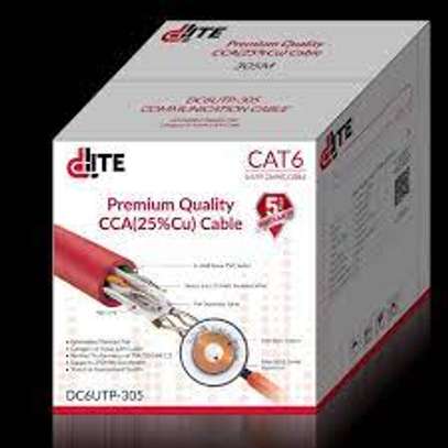 D-Lite Cat6 UTP 23 AWG 25%CCA 305m. image 1