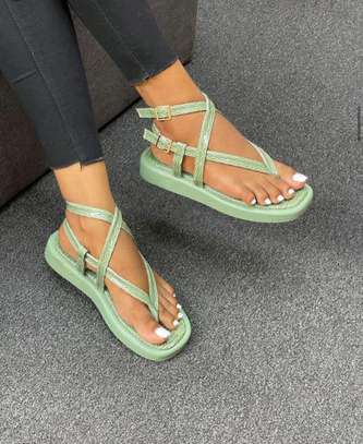 Women summer fashion sandals shoes image 2