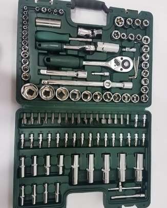 108PCS Pieces of Sleeve Combination Toolbox image 1