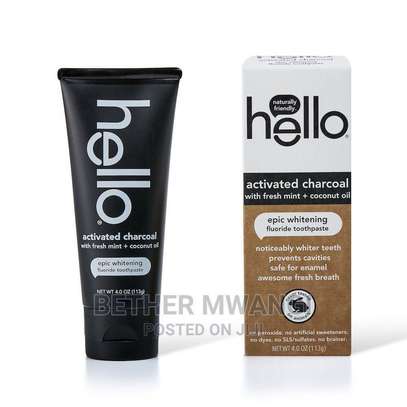Hello Activated Charcoal Whitening Fluoride Toothpaste image 3
