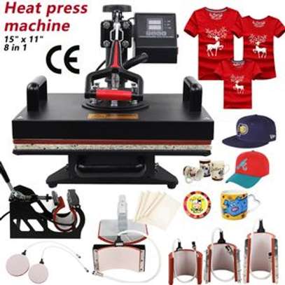 8 IN 1 Multifunctional Heat Press Machine image 1
