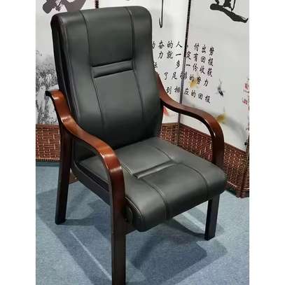 Office Chair: Mahogany Base Executive Chair image 3