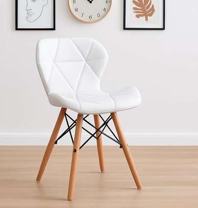 Dining Chair: Butterfly Leather Dining Eames Chair image 1