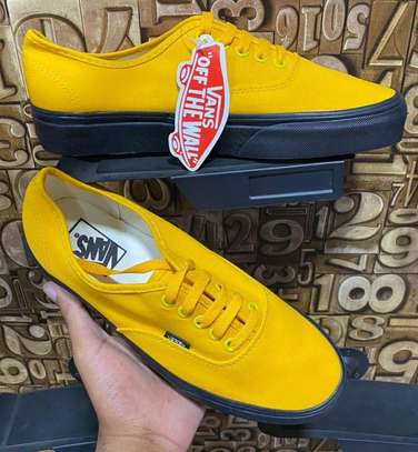 Vans off the Wall Double Sole Sneakers Yellow-Black Sole image 1