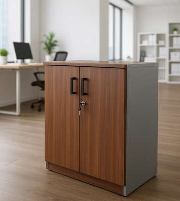 Office Cabinet: 1.8M Elegant Managerial L-Office Desk image 1