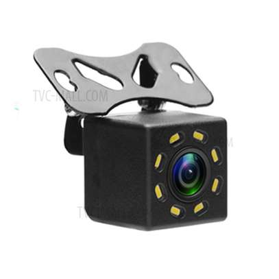 LED light universal car rear camera with reverse image HD parking backup camera. image 1