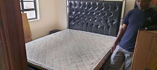 Slightly used 5x6 Bed + High Density Mattress for sale image 5