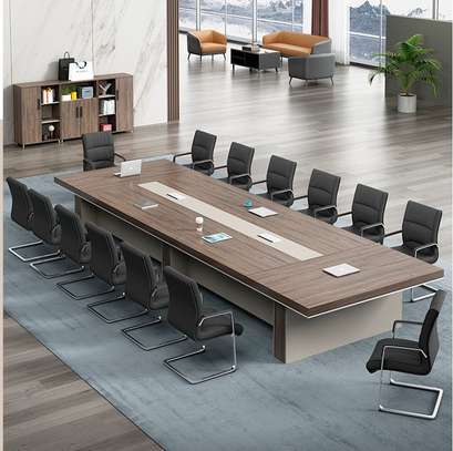 Boardroom Table: Spacious Collaboration 3M Boardroom Table image 4