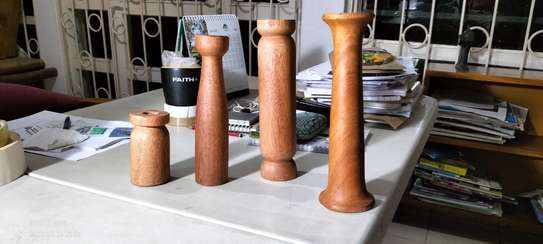 Wooden Candle Holders image 3