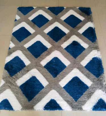 Quality fluffy pattern carpets size 5*8 image 12