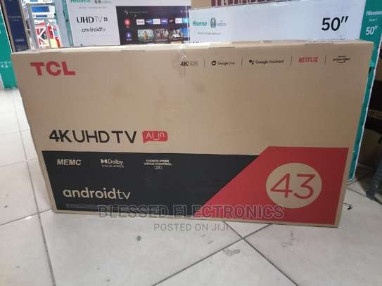 TCL  Smart UHD 4K Android With Dolby Frameless 2021-NEW image 1