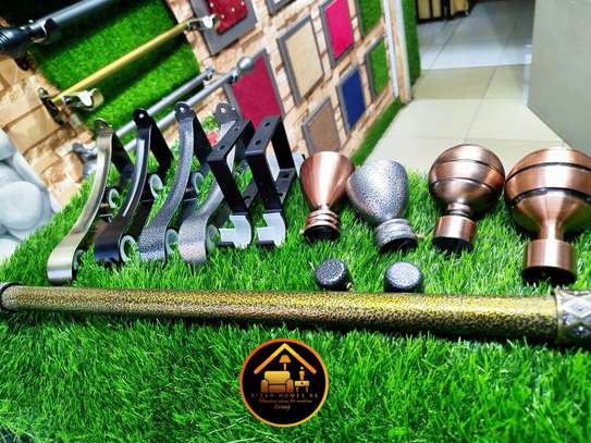 HEAVY DUTY/ POWDER COATED CURTAIN RODS AND ACCESSORIES image 5