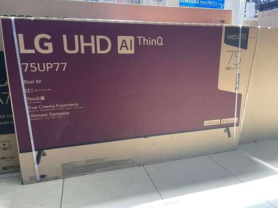 LG 75inch Smart Tv 4k UHD Frameless WebOS Al-ThinQ image 1