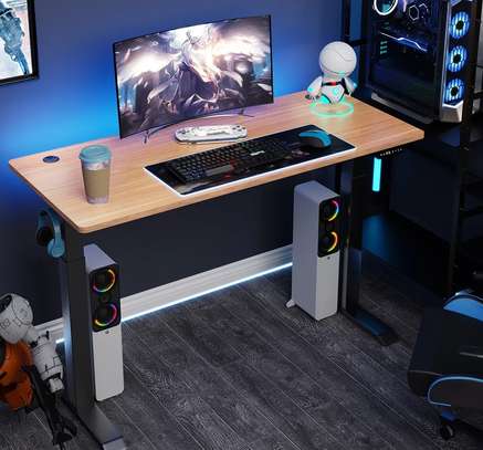 Office Desk : Height Adjustable Electrical Hackers Desk image 1