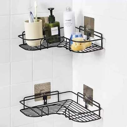 Triangular Bathroom organizer shelf image 1