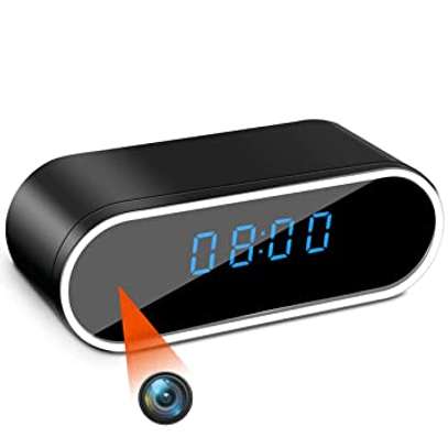 spy camera table clock image 1