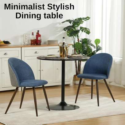 Round Marble Living Room Dining Table image 5