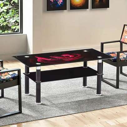 Elegant Glass Coffee Table image 2