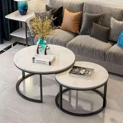 Round Nordic Luxury Coffee Table image 7
