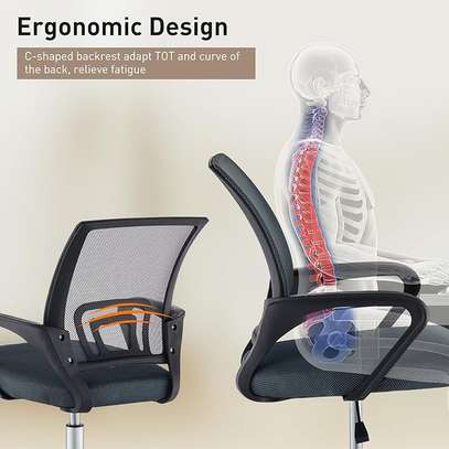 Ergonomic Low Mack Secretarial Task Chair image 4