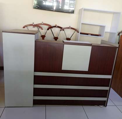 1.8m Wooden Front Office Reception Desk image 5