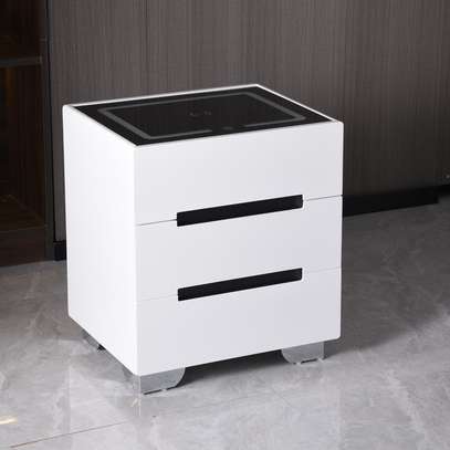 Home Cabinet: Touch Control Nightstand Drawer With Led image 1