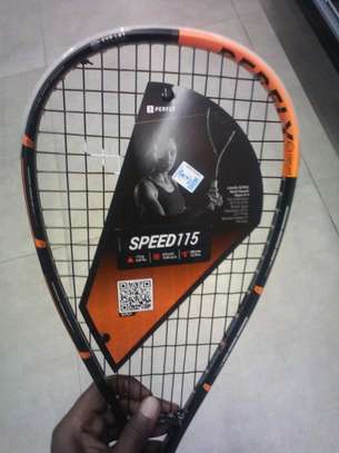 Red black Pro115 speed squash racket image 2