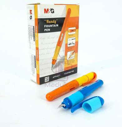 12PCS Handy Fountain Pens w/ Rubber Grip for School, Office image 3