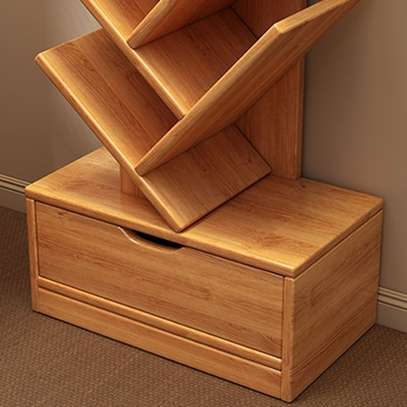Simple Tree-Shaped Floor Bookshelf – Storage Shelf image 4