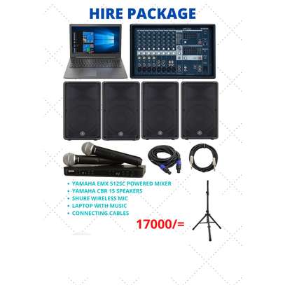 Hire a medium package pa system image 1
