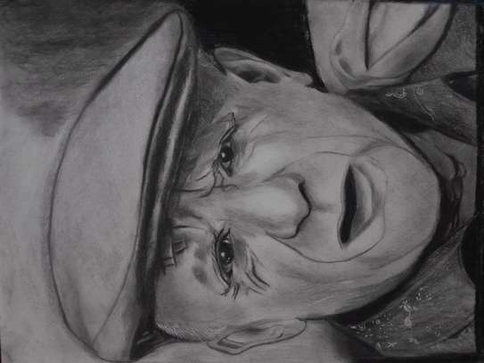 My A4 size traditional artwork on Pablo Picasso. image 3
