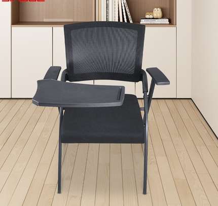 Foldable Seat with Cushion and Writing Pad image 1