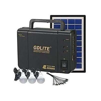 Gd Lite GD 8006 - Solar Lighting System _Solar Panel, LED Lights And Phone Charging Kit image 1