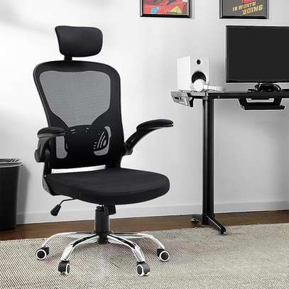 Royal Black High Back Ergonomic Office Chair image 3