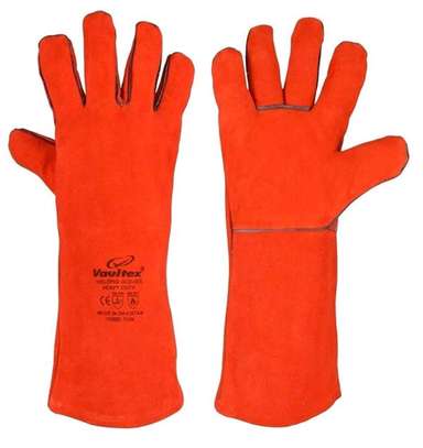 Red lightweight heat resistant Welding Gloves image 2