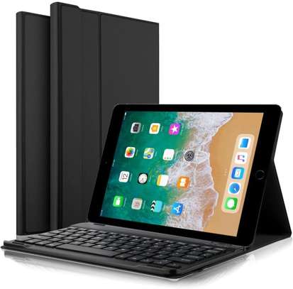 Detachable Wireless bluetooth Keyboard Kickstand Tablet Case For iPad Air 2 9.7 Inches image 4
