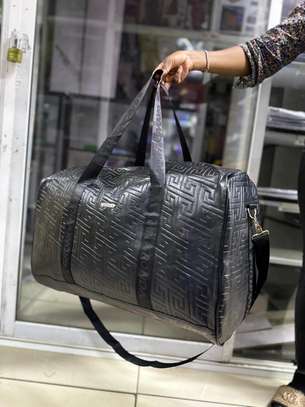 *Travel Pu leather  Large size duffel bag Bag image 1