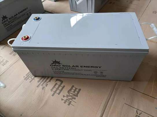 200Ah Gel Solar Battery, long lasting image 1