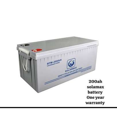 200ah/20hr solarmax solar battery. image 1