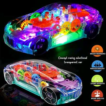 SLEEK Transparent Concept car 3D Super Car Fish Gun Toy. image 1