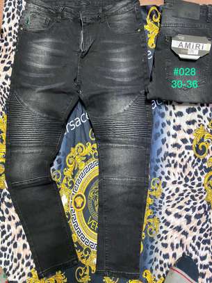 Dior Amiri Balmain Lv Bottega Veneta Rugged Slimfit Jeans image 2