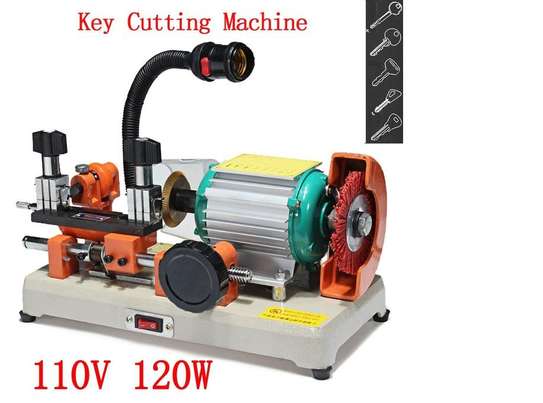 Vertical Manual Electric Dual-Use Tool-110V Generic 110v Key Machine+ Cutters image 1