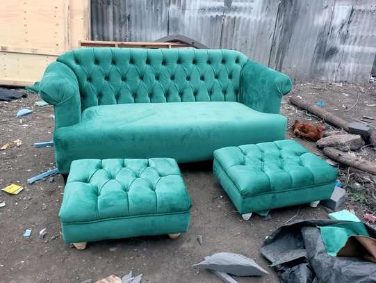 Tufted sofa image 1