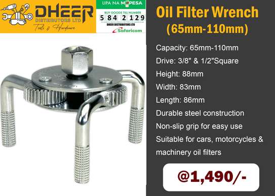 Oil Filter Wrench (65mm-110mm) image 2